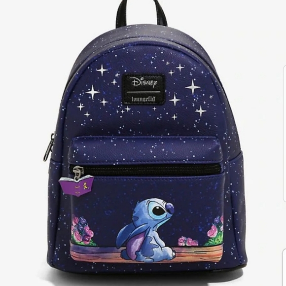 Loungefly Handbags - Loungefly Disney Stitch Starry Night Mini Backpack